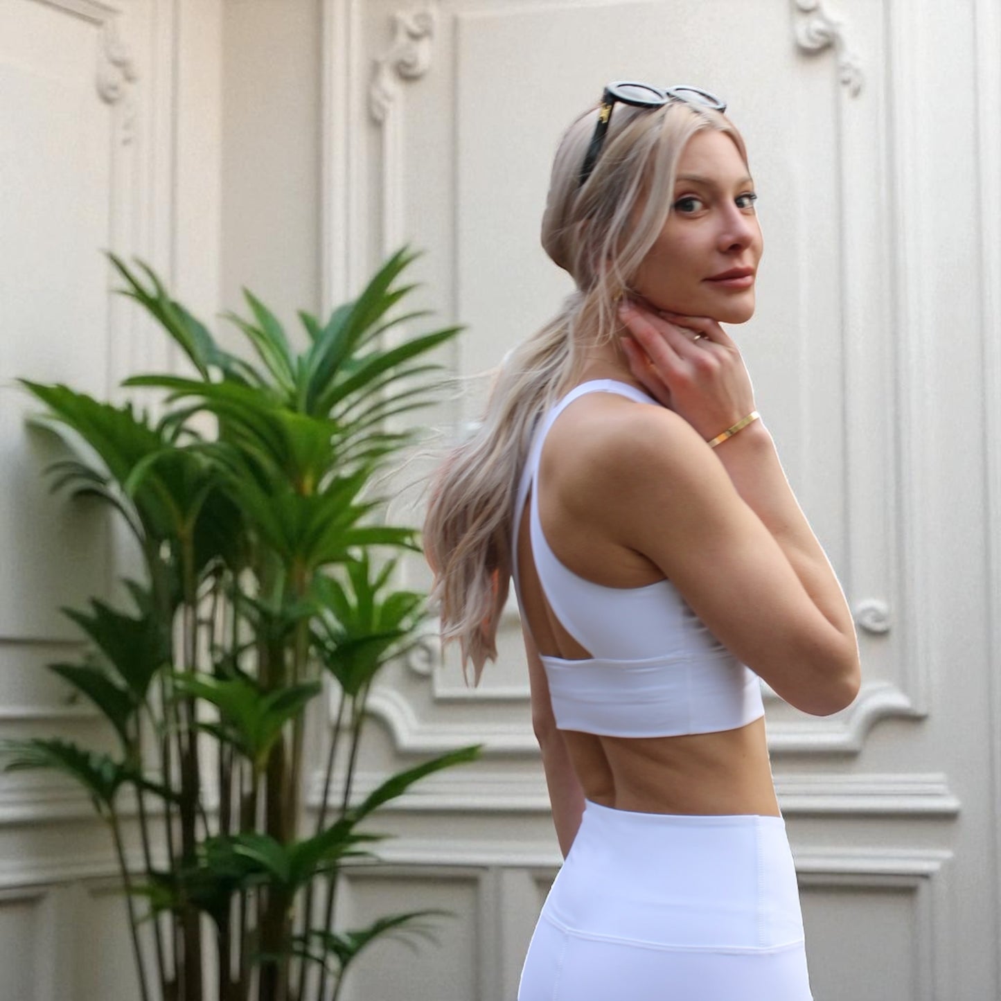 Bianco Open Back Top