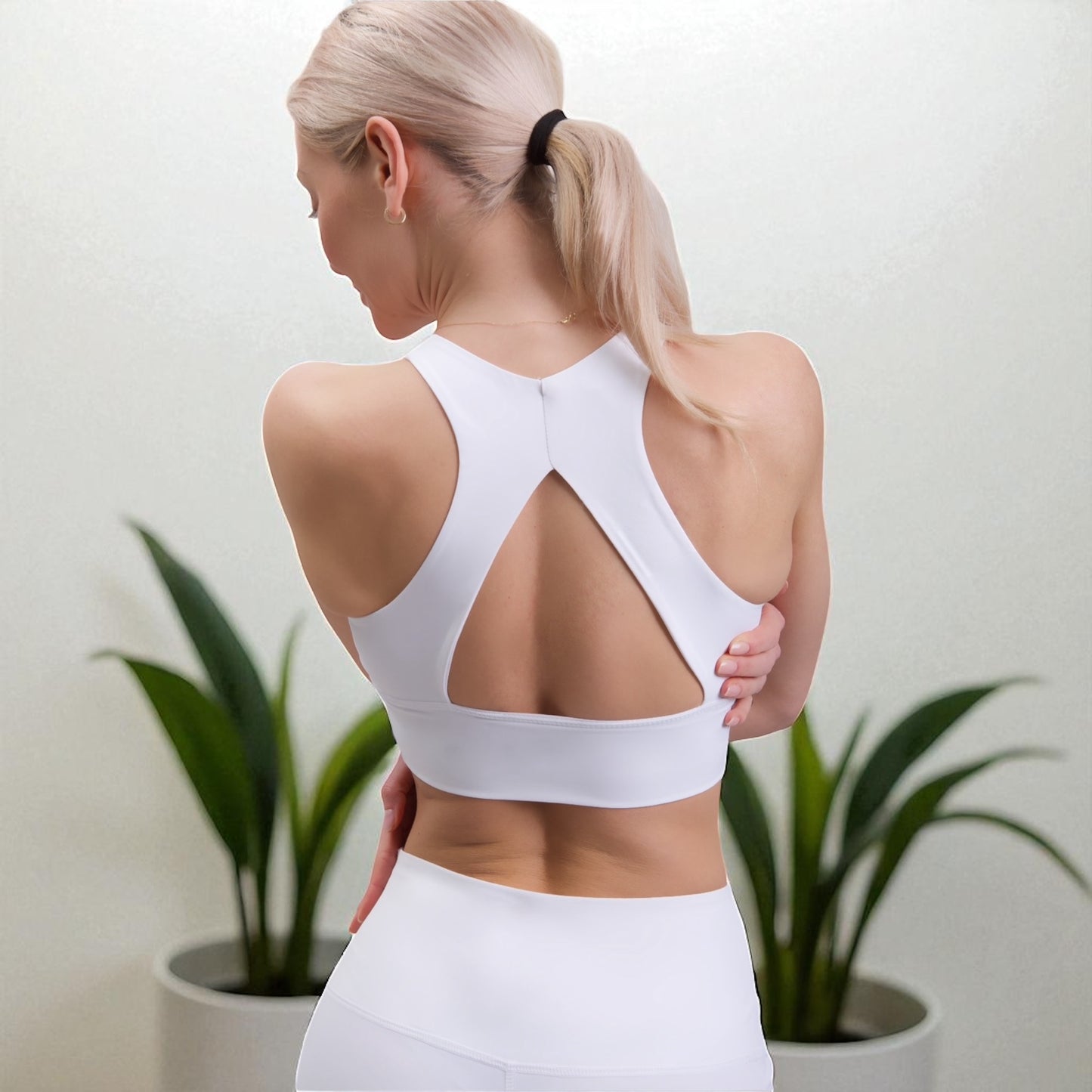 Bianco Open Back Top